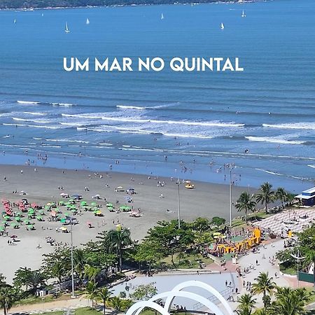 Apartamento Pe Na Areia Melhor Vista Mar De Santos Exterior foto